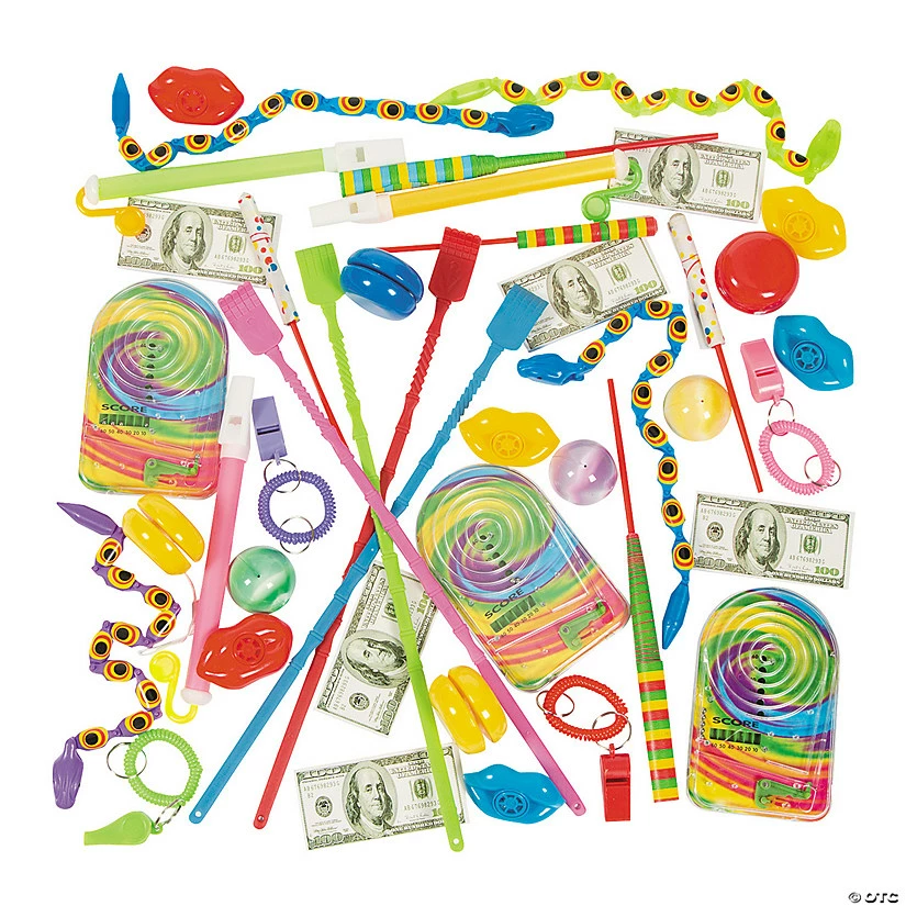 Cheap 😍 Bright Deluxe Toy Assortment - 50 Pc. ⌛ 1 Cheap 😍 Bright Deluxe Toy Assortment - 50 Pc. ⌛