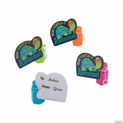 Coupon 🌟 Bubble Bottle & Turtle Valentine Exchanges with Card for 48 ✨