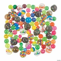 Coupon 🔔 Bulk Bouncy Ball Assortment - 100 Pc. ❤️