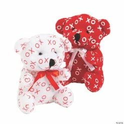 Alternative view of Budget ⭐ Bulk Mini Valentine's Day Hugs & Kisses Stuffed Bears - 72 Pc. 😉