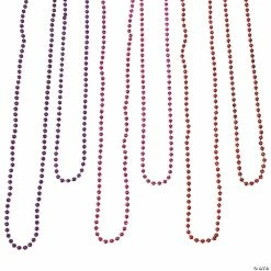 Best Pirce ✨ Bulk Red, Purple & Fuchsia Bead Necklace Assortment - 144 Pc. 😍