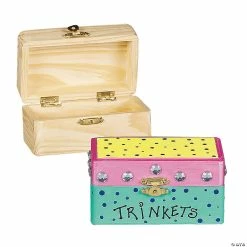 Best Sale 🎉 DIY Unfinished Wood Hinged Boxes - 12 Pc. 😉