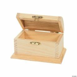 Top 10 😉 DIY Unfinished Wood Treasure Boxes - 12 Pc. 🔥