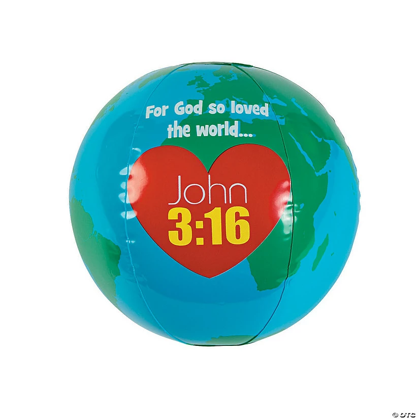 Buy 🥰 Inflatable 10" God Loves the World Globes - 12 Pc. ⌛ 1 Buy 🥰 Inflatable 10" God Loves the World Globes - 12 Pc. ⌛