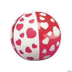 Best Pirce ✔️ Inflatable 5" Heart Mini Beach Balls - 12 Pc. 😉