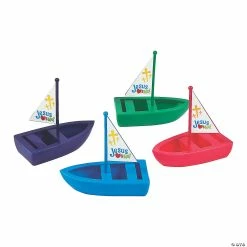 Cheapest 🔥 Jesus Loves Me Toy Boats - 12 Pc. ✔️
