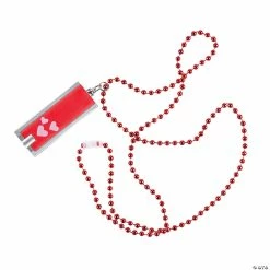Best reviews of 🎁 LED Valentine Flashlight Beaded Necklaces - 12 Pc. 🥰