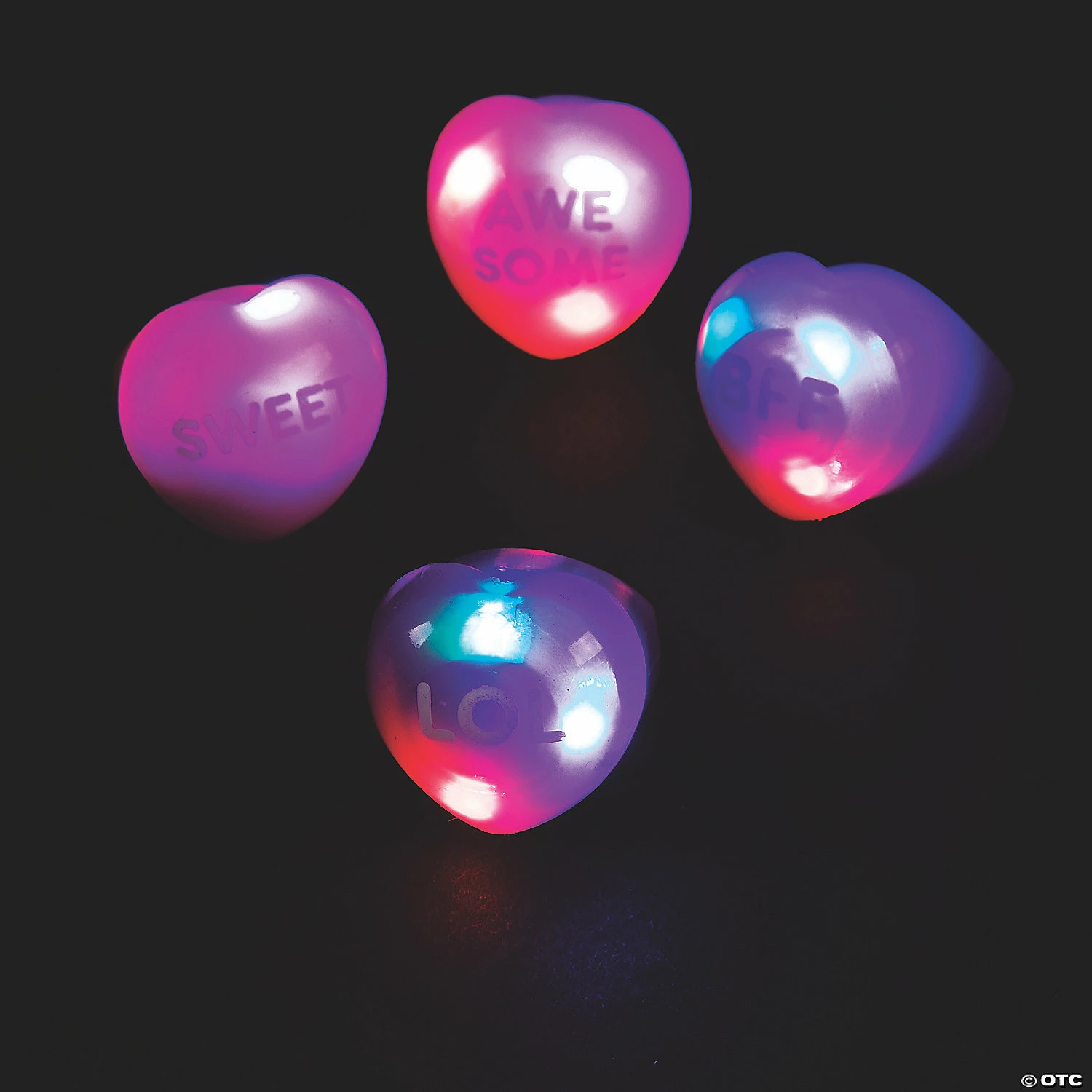 Best reviews of 🎉 Light-Up Conversation Heart Rings - 12 Pc. 😍 1 Best reviews of 🎉 Light-Up Conversation Heart Rings - 12 Pc. 😍