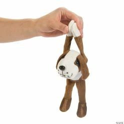 Wholesale 😉 Long Arm Black, White & Brown Stuffed 🐕 Dogs - 12 Pc. ✨ -Emoji Bendables Shop long arm black white and brown stuffed dogs 12 pc 6 1410c a01