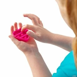 Alternative view of Flash Sale ⭐ Mini Heart Lotsa Pops Popping Toy Keychains - 12 Pc. 🌟