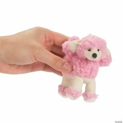 Alternative view of Best Sale 😍 Mini Pink Stuffed Poodles - 12 Pc. ✔️