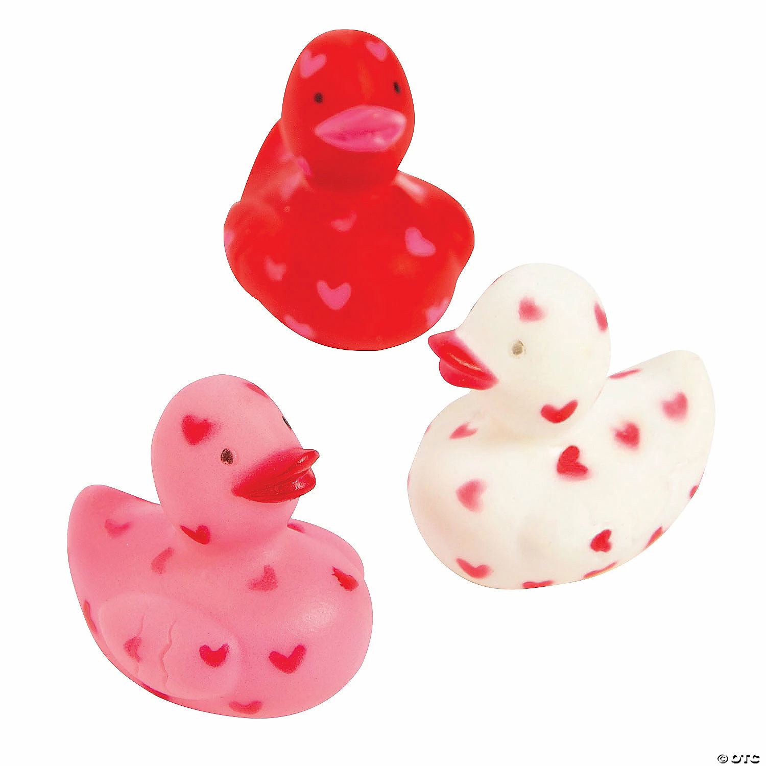 Brand new ⭐ Mini Rubber Ducks with Hearts Valentine Exchanges with Card for 24 😀 2 Brand new ⭐ Mini Rubber Ducks with Hearts Valentine Exchanges with Card for 24 😀 - Image 2