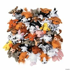 Promo ❤️ Mini Stuffed Animal Assortment - 50 Pc. 👏
