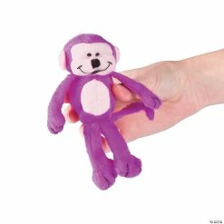 Alternative view of Best Sale ❤️ Neon Stuffed Monkeys - 12 Pc. ✨