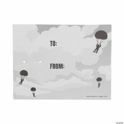 Alternative view of Best Pirce 🥰 Paratrooper Valentine Exchanges with Card for 24 🤩