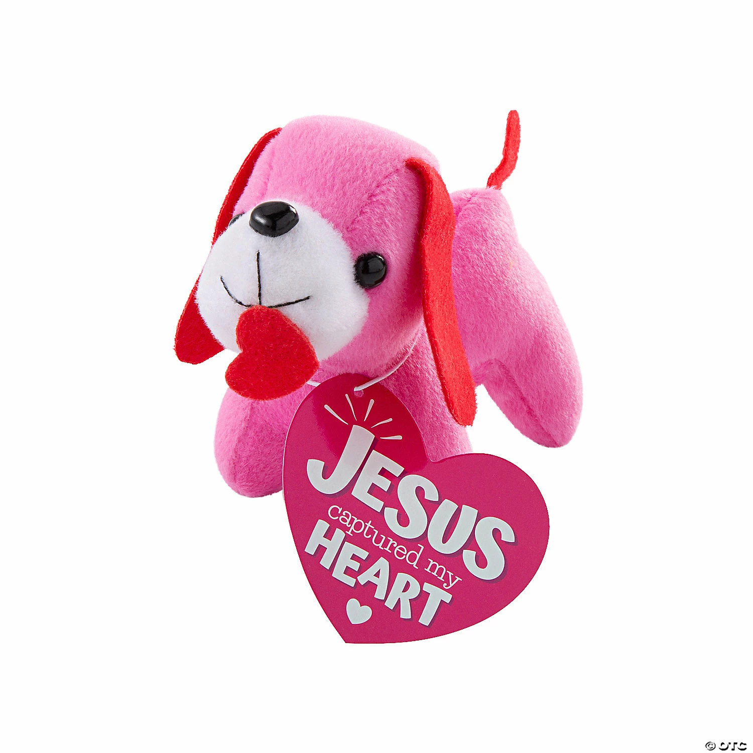 New ❤️ Religious Heart Stuffed 🦮 Dog Valentine Exchanges with Card for 12 ⌛ 1 New ❤️ Religious Heart Stuffed 🦮 Dog Valentine Exchanges with Card for 12 ⌛