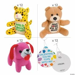 Discount ⭐ Religious Stuffed Characters Valentine Exchanges with Card for 36 ❤️ 5 Discount ⭐ Religious Stuffed Characters Valentine Exchanges with Card for 36 ❤️ -Emoji Bendables Shop religious stuffed characters valentine exchanges with card for 3614208008 a02