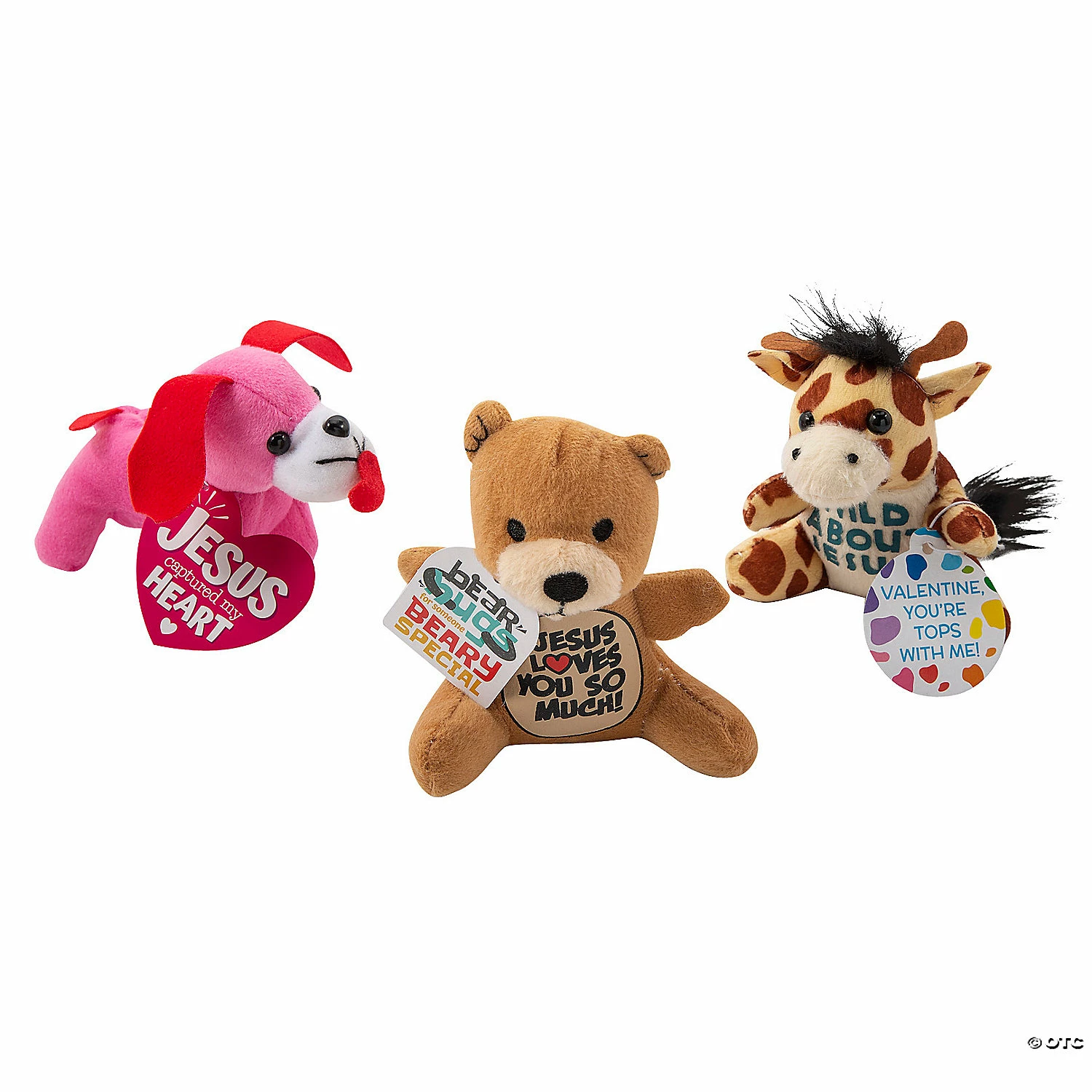 Discount ⭐ Religious Stuffed Characters Valentine Exchanges with Card for 36 ❤️ 1 Discount ⭐ Religious Stuffed Characters Valentine Exchanges with Card for 36 ❤️