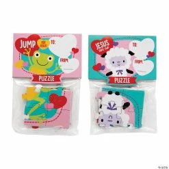 Budget 🌟 Religious Valentine's Day Exchange Puzzles - Set of 12 🔥