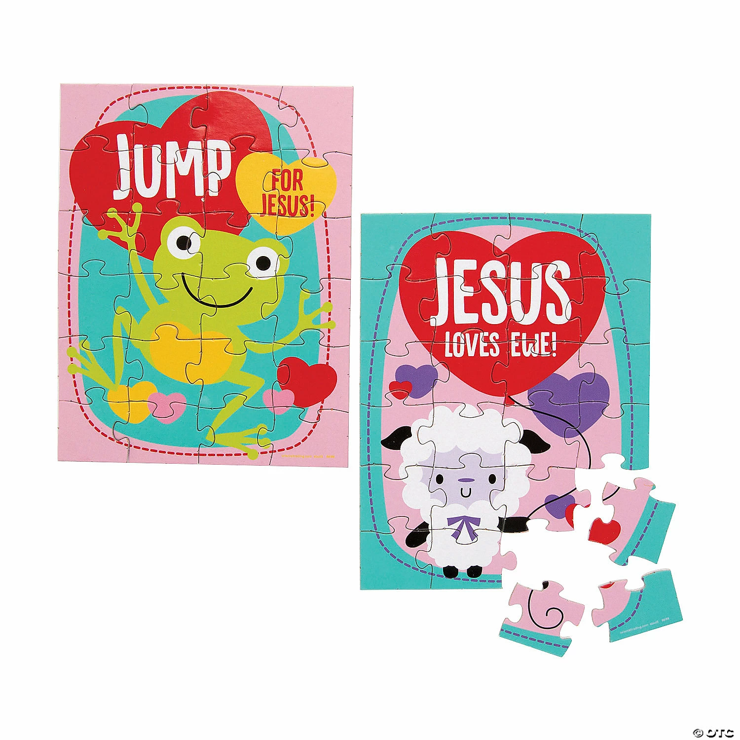 Budget ๐ Religious Valentine's Day Exchange Puzzles - Set of 12 ๐ฅ 2 Budget ๐ Religious Valentine's Day Exchange Puzzles - Set of 12 ๐ฅ - Image 2
