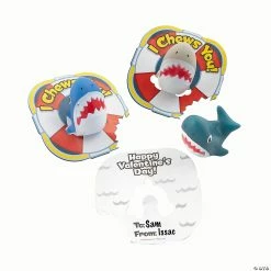 Deals 🎉 Shark Finger Puppet Valentine Exchanges with Card for 12 🛒