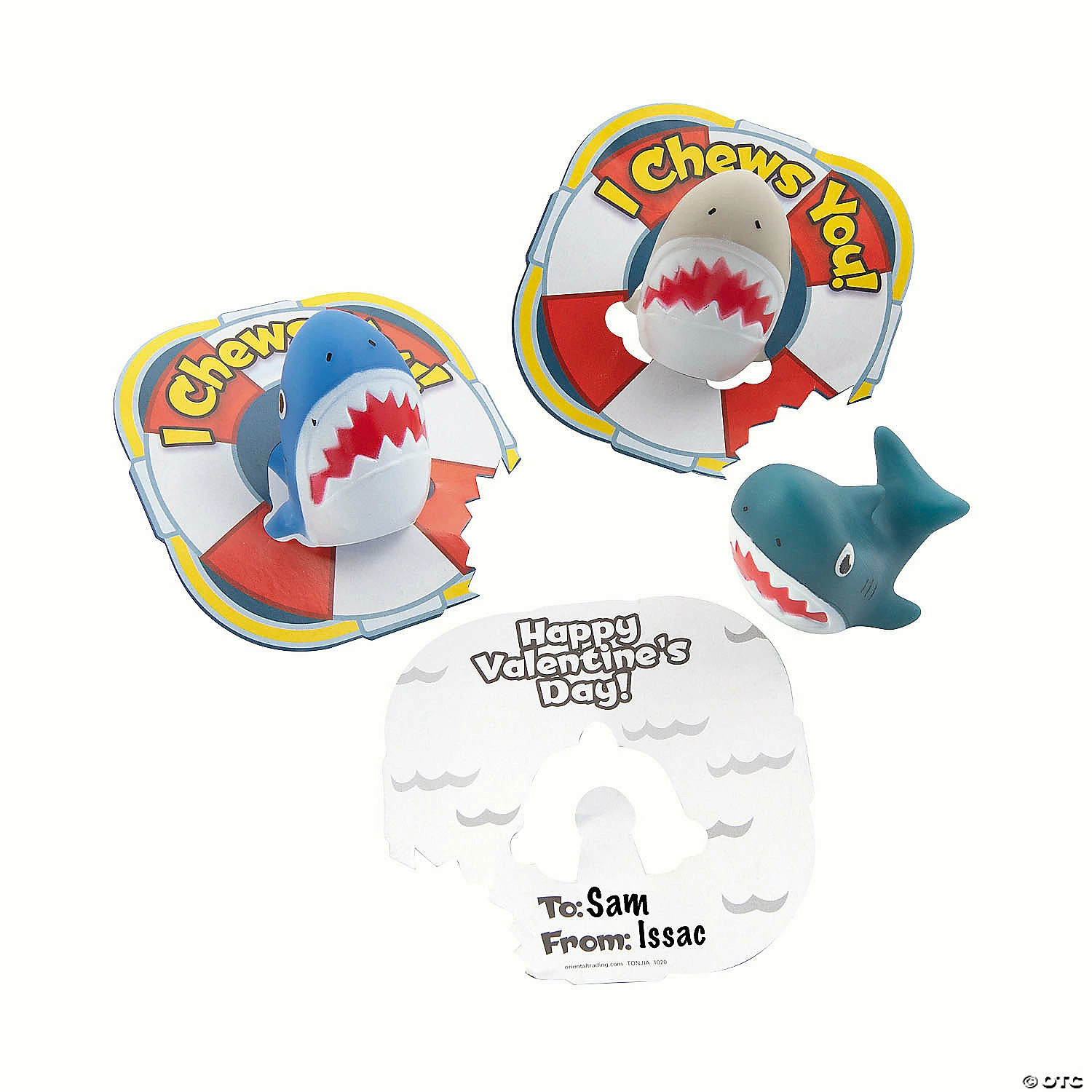 Deals 🎉 Shark Finger Puppet Valentine Exchanges with Card for 12 🛒