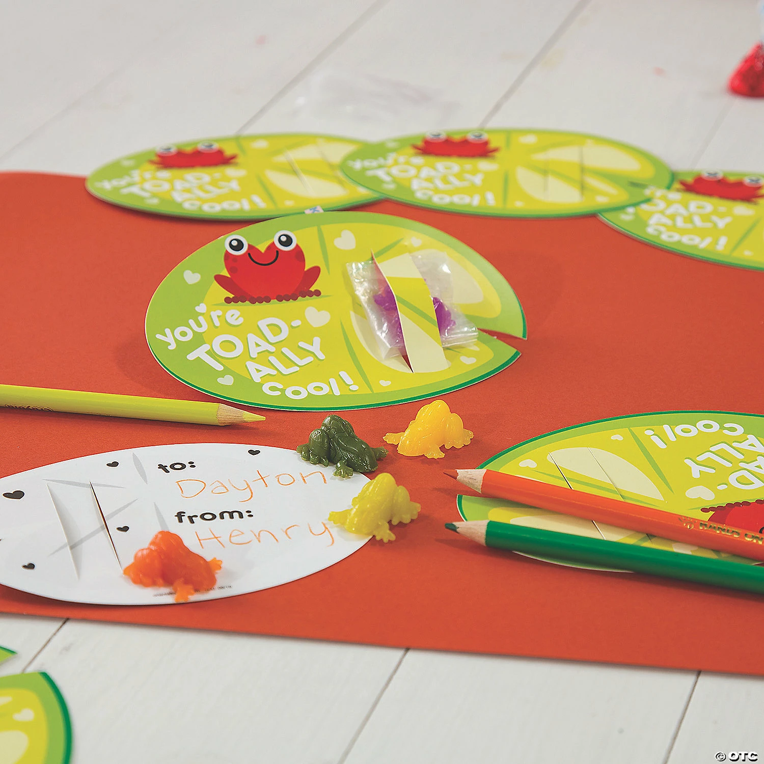 Budget π Sticky Frogs Valentine Exchanges with Card for 48 𧨠2 Budget π Sticky Frogs Valentine Exchanges with Card for 48 𧨠- Image 2