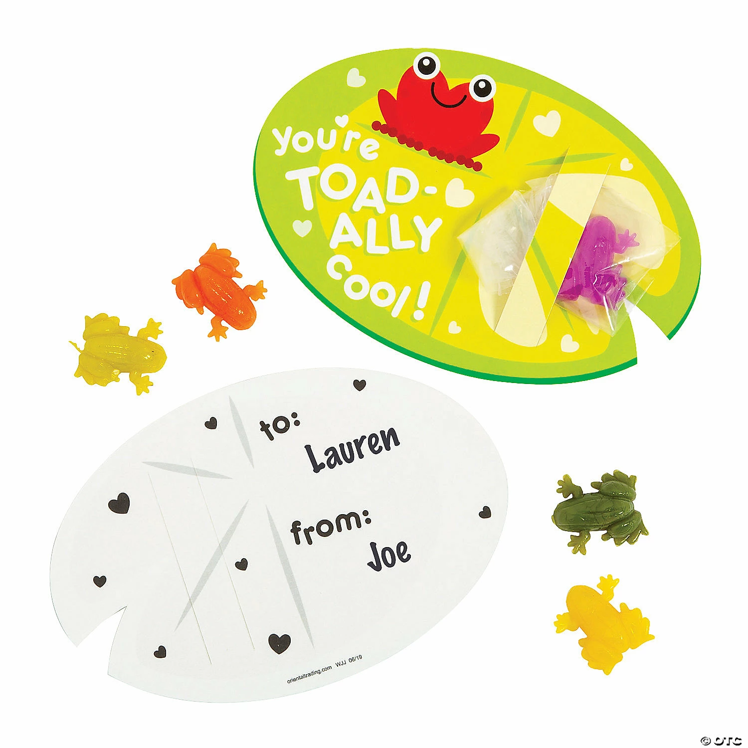 Budget π Sticky Frogs Valentine Exchanges with Card for 48 𧨠1 Budget π Sticky Frogs Valentine Exchanges with Card for 48 π§¨