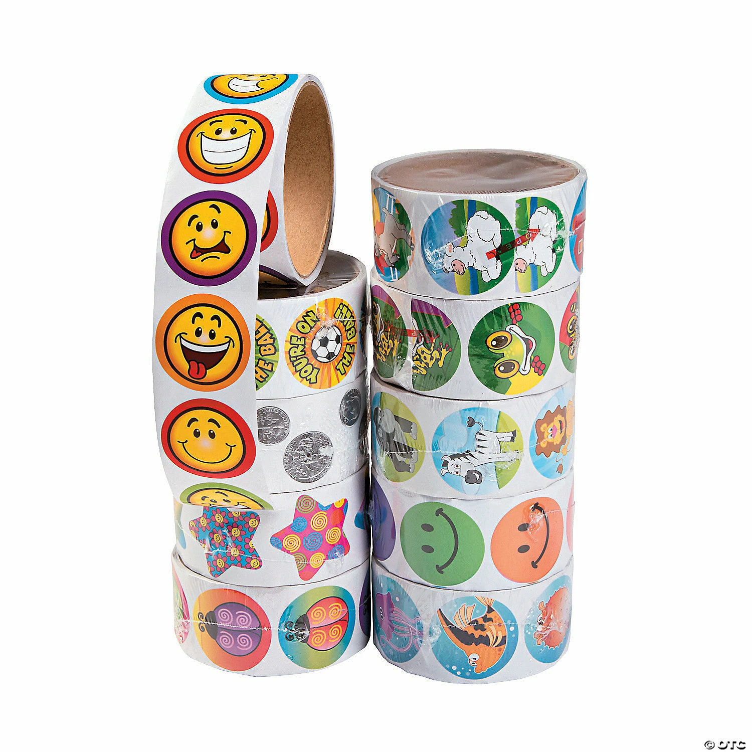 Top 10 👍 Super Rolls of Stickers Assortment - 1000 Pc. 😉 2 Top 10 👍 Super Rolls of Stickers Assortment - 1000 Pc. 😉 - Image 2