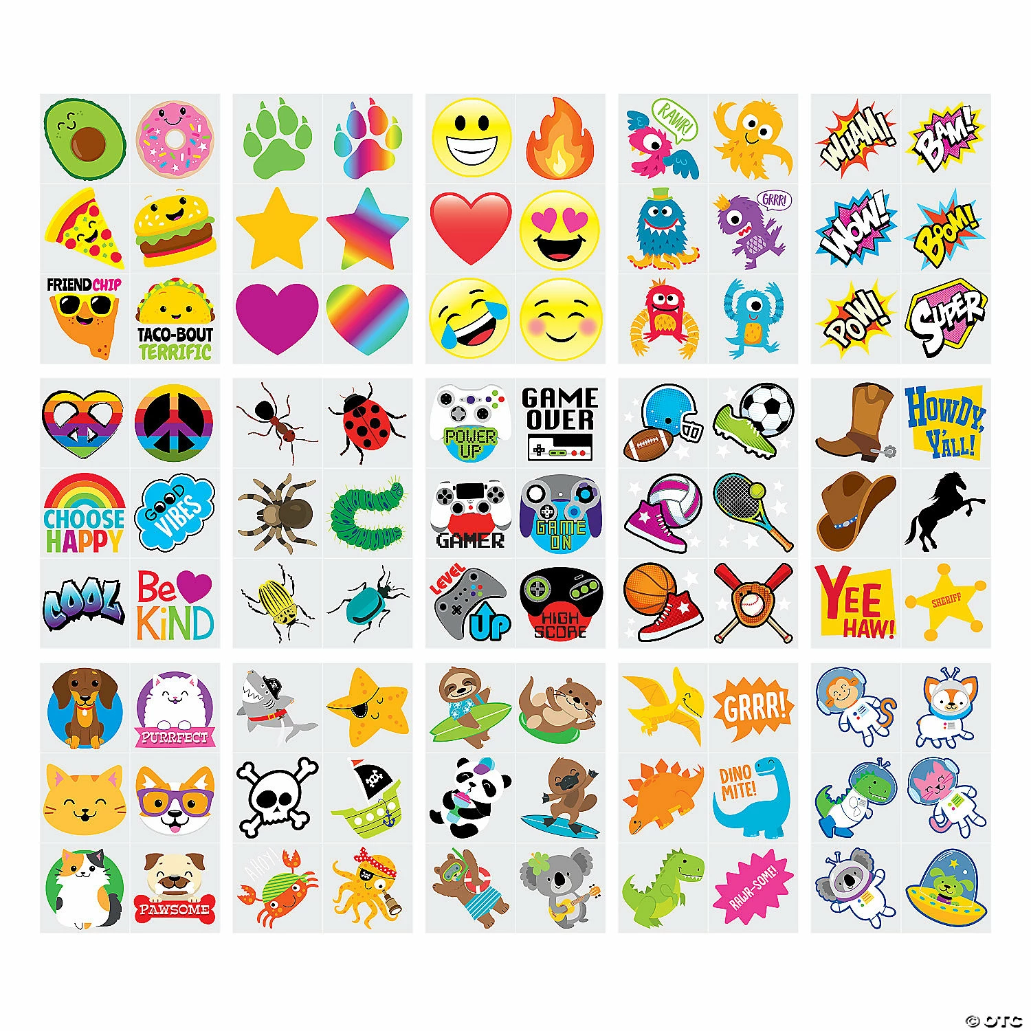 Outlet 🔥 Temporary Tattoo Assortment - 720 Pc. 🎁 1 Outlet 🔥 Temporary Tattoo Assortment - 720 Pc. 🎁