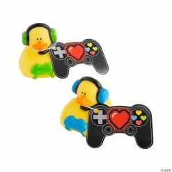 Coupon 🎉 Valentine Gamer Rubber Ducks with Card - 12 Pc. 🔔