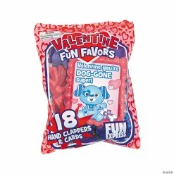 Alternative view of Hot Sale 🔔 Valentine Hand Clapper Fun Favors with Cards ❤️
