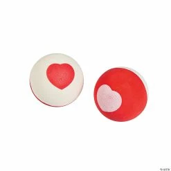 Best deal 🧨 Valentine Heart Bouncy Balls - 12 Pc. 😀
