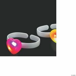 Deals 👍 Valentine Heart Light-Up Bracelets - 12 Pc. ❤️