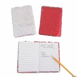 Budget ๐ Valentine Reversible Sequin Notebooks - 6 Pc. ๐ 3 Budget ๐ Valentine Reversible Sequin Notebooks - 6 Pc. ๐ -Emoji Bendables Shop valentine reversible sequin notebooks 6 pc 13818956 a01