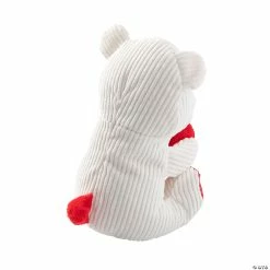 Alternative view of Cheapest ⌛ Valentine’s Day Heart Corduroy Stuffed Bears - 12 Pc. 👍