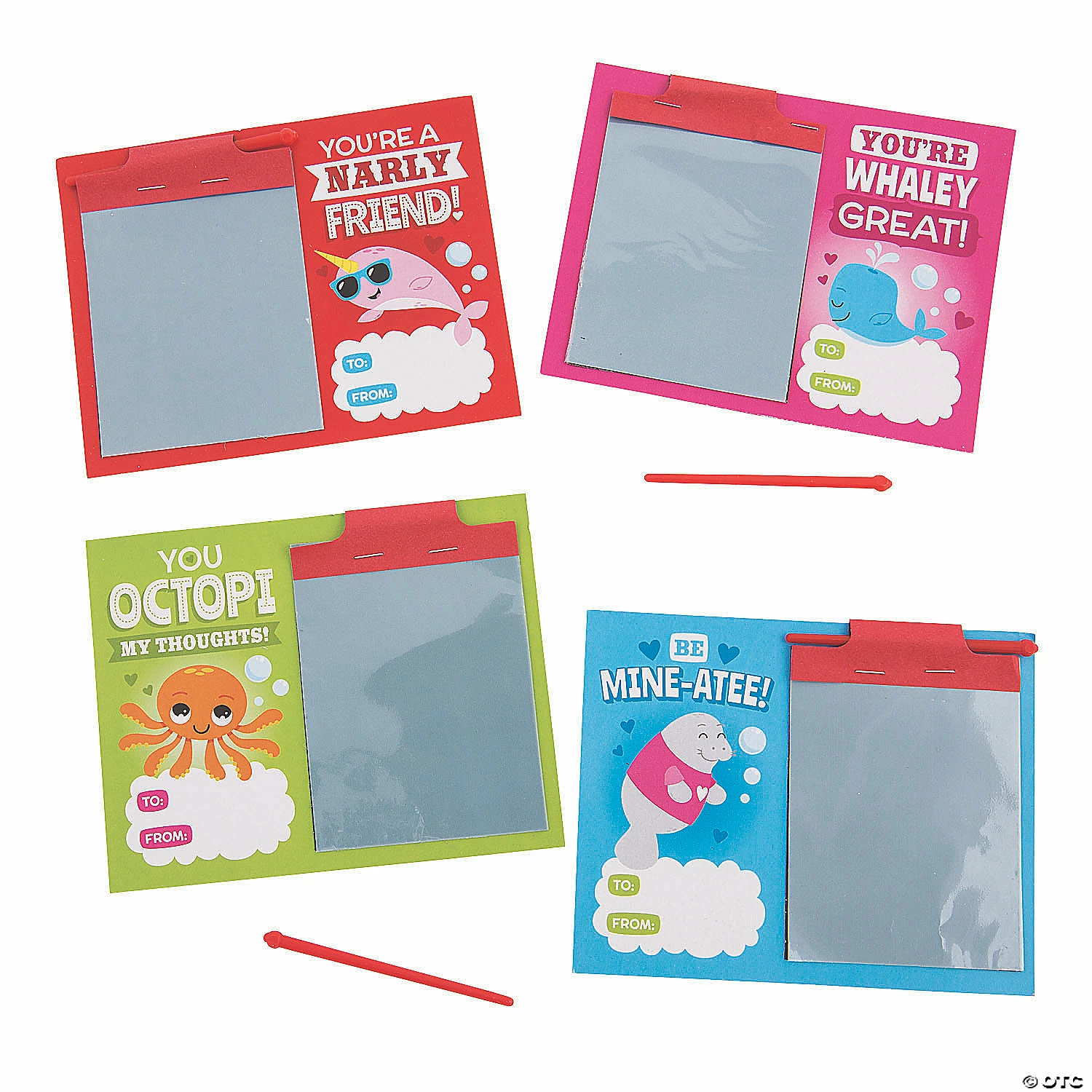 Cheap ✨ Valentine’s Day Sea Life Creatures Mini Magic Pads - 12 Pc. 😍 1 Cheap ✨ Valentine’s Day Sea Life Creatures Mini Magic Pads - 12 Pc. 😍