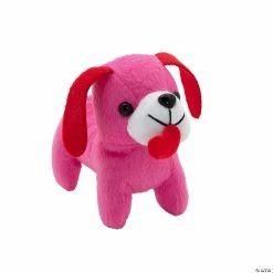 Budget 👍 Valentine Stuffed 🐕 Dogs with Heart - 12 Pc. ⌛