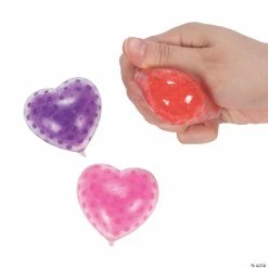 Deals ✔️ Valentine Water Beads Heart-Shaped Toys - 12 Pc. 🔔