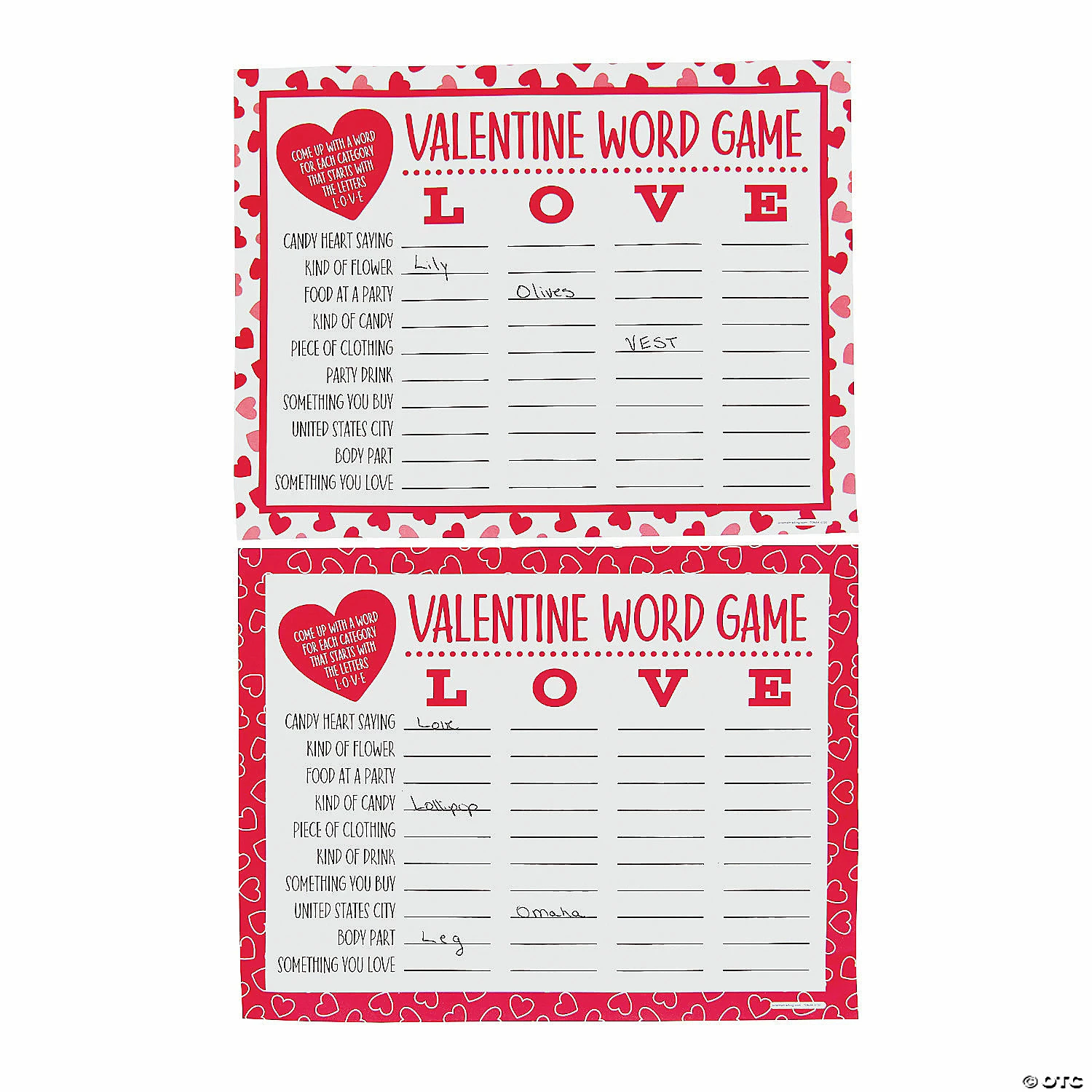 Outlet π Valentine Word Scramble Game - 24 Pc. π₯° 2 Outlet π Valentine Word Scramble Game - 24 Pc. π₯° - Image 2