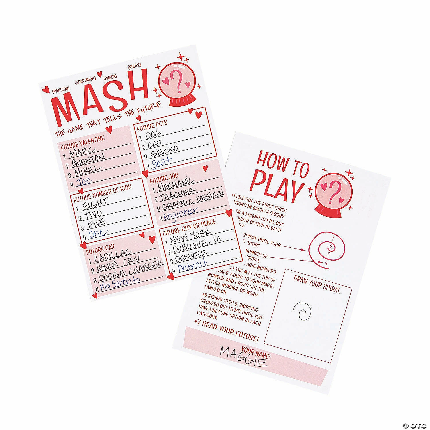Brand new 🎁 Valentine's Day MASH Game Cards 😀 2 Brand new 🎁 Valentine's Day MASH Game Cards 😀 - Image 2