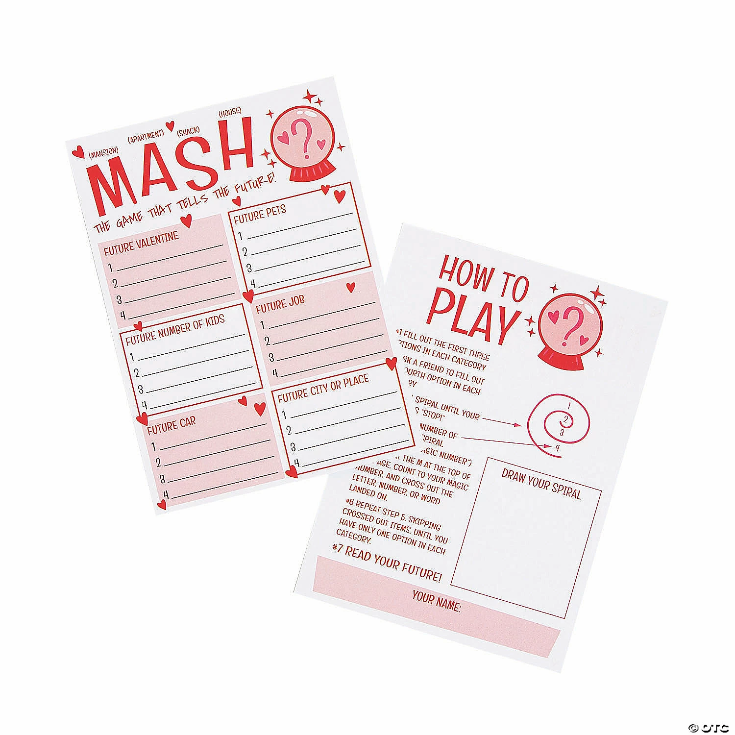 Brand new 🎁 Valentine's Day MASH Game Cards 😀 1 Brand new 🎁 Valentine's Day MASH Game Cards 😀