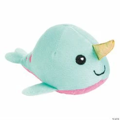 Best Pirce 😍 Valentine's Day Stuffed Smile Face Narwhals - 12 Pc. 🧨
