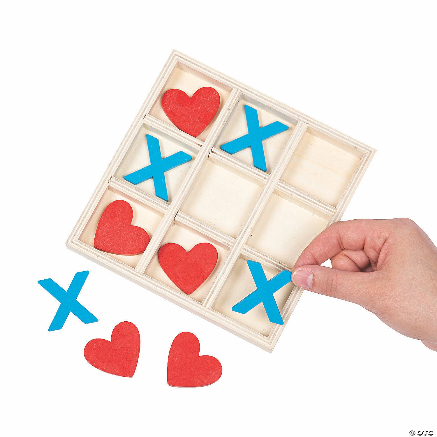 Best deal 😍 Valentine's Day Wooden Tic-Tac-Toe Game 🔥 - Image 2
